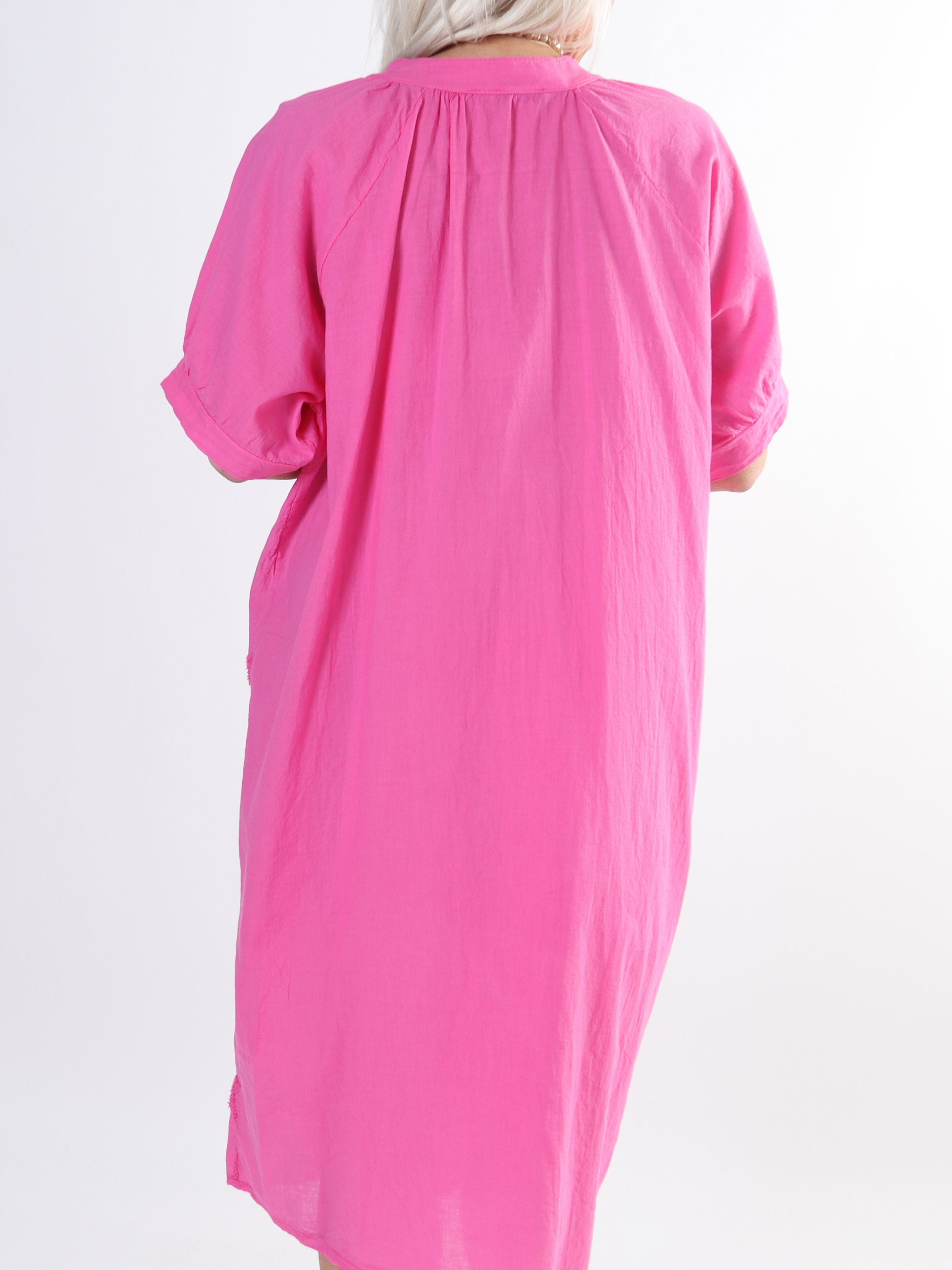 Nannali - Söt bomullsklänning med stjärnor i plus size